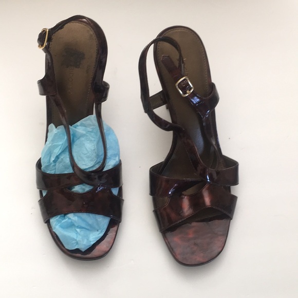 Mottled brown beautiful heels. - Picture 3 of 3